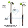Gambimedic Martillo Buck Para Reflejos Neurologico Gambimedic Color 3pz