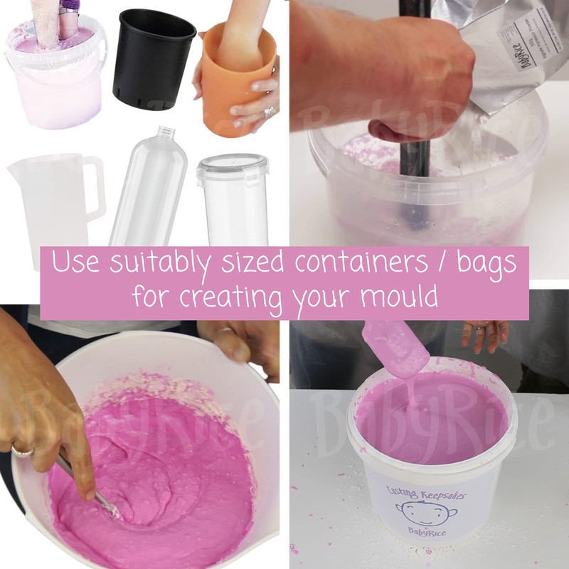 BabyRice Chromatic (Colour Change) Alginate Impression Moulding Material Powder -