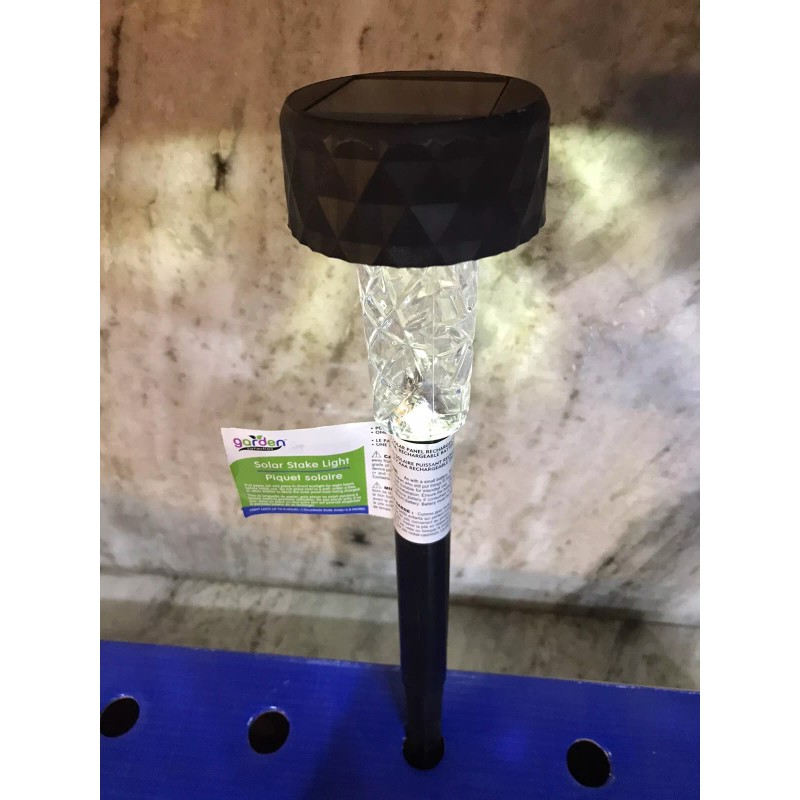 Garden Collection Solar Stake Light. Black ShipN24hours-R