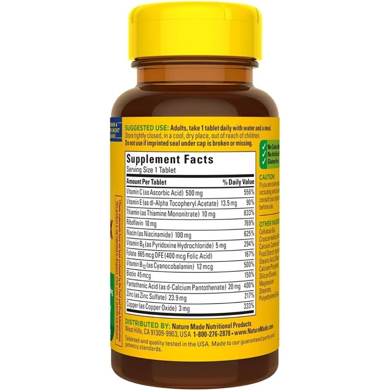 Nature Made Stress B-complex With Vitamin C & Zinc