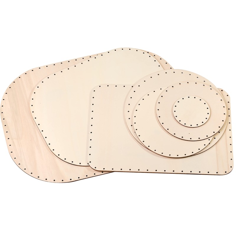 Oval Wicker Base 4mm 35 x 28cm 55 Holes