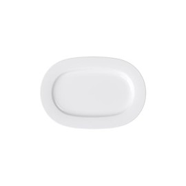 Villeroy & Boch Signature Collection Anmut Oval Serving Platter, Premium Bone Porcelain, Made in Germany, White