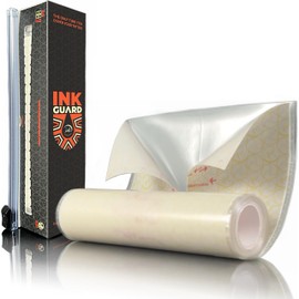 Ink Guard Easy-Peel Tattoo Aftercare Bandage [6" x 6 Feet] – New Generation Waterproof Second Skin Tattoo Cover Film Breathable, Transparent Wrap for Fast Healing & Protection