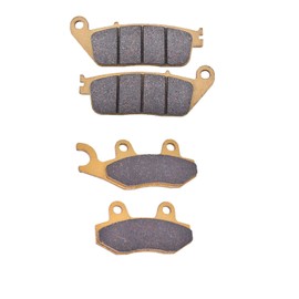 YS-TM Motorcycle Front and Rear Brake Pads Set Replacement For TRIUMPH Bonneville-(865cc Spirit T214 T100 Black America),Scrambler/Speedmaster 865cc,Thruxton Ace 900/1200 15-20