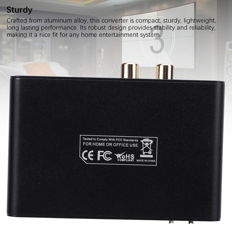 HD MI A R C Audios Extractor, DAC Converter 192KHz