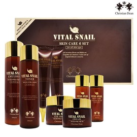 Shopping Yolo [Christian Dean] Vital Snail Basic Line 4-Product Collection / Snail Cream, Wrinkle Removal Eye Cream, Toner, Emulsion