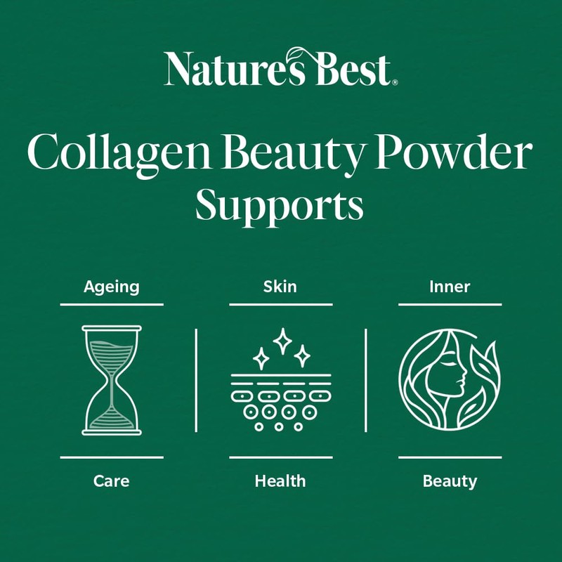 Nature's Best Collagen Beauty Powder - Supports Skin Elasticity &