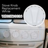 GYOFFULL WB03K10036 Thermostat Stove Knob White Replacement Part Control Compatible