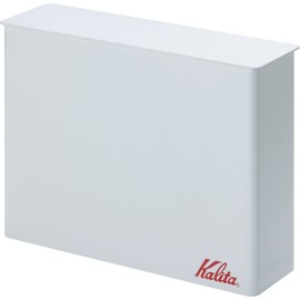 Kalita Kalita Simple & Stylish Coffee Paper Filter Case Tower 101 Filter & 102 Filter for 50 Filters per Side, Storage, White #44294 Stylish Camp Outdoor Cafe Antique Marriage Celebration Present