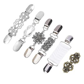 6 Pcs Cinch Clip, Waist Cincher Clip, Vintage Cinch Clips for Clothes, Retro Cinch Clip for Dress, Cardigan, Sweater, Dress Cinch Clips Set for Girls Women Fashion Shows Everyday Outfits