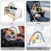 Adjustable Baby Travel Play Arch, Detachable Activity Musical Animal Toys