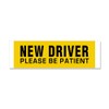 CafePress New Driver Be Patient Car Magnet 10 X 3