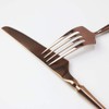 JASHII 20-piece 18/10 Stainless Steel Rose Gold Flatware/Cutlery/Tableware Set Service