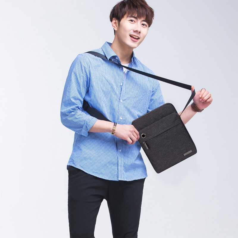 TINYAT Crossbody Bag for Men Waterproof Messenger Bag with 3