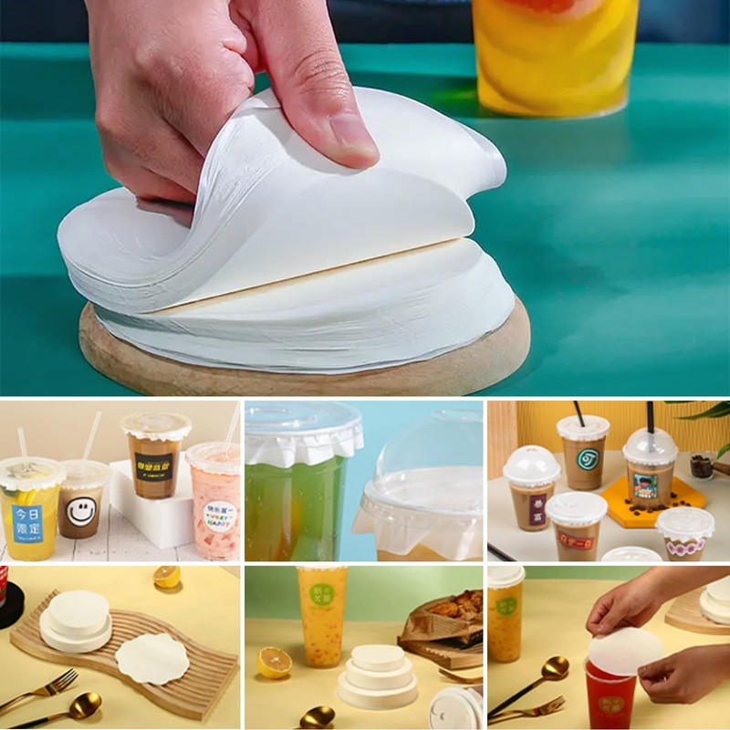 BurgerPaper 2000pcs, Non Stick Hamburger Patty Paper, 4.5" Round Parchment