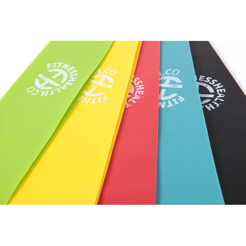 FH Exercise Bands with Handles, Strength Training Resistance Loop Bands