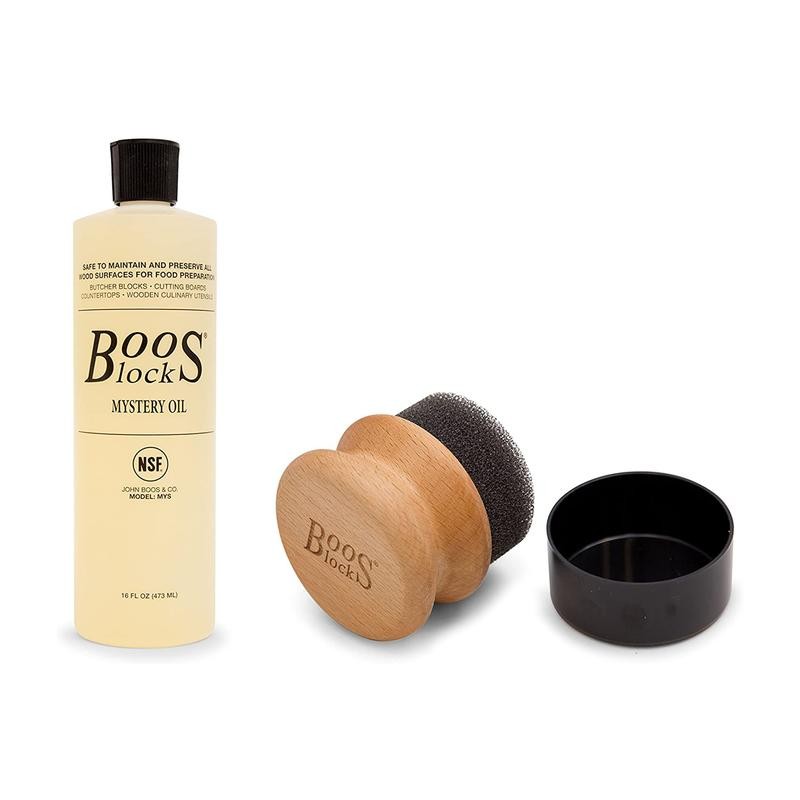 John Boos Mystery Oil and Moisture Cream for Butcher Blocks