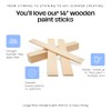 14 Inch Paint Sticks, Box of 50 Hardwood Paint Stirrers,