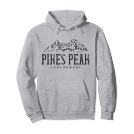 Pikes Peak Mountain I Mountains Pikes Peak Colorado Pullover Hoodie