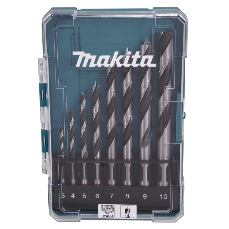 Makita D-77257 Wood Bit Set (8 Pieces)