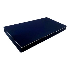 Unbranded |SLIPCOVER ONLY| Outdoor Contrast Trim Daybed Cover Fitted Sheet Crib 8" AD101