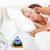 Orgonit Pyramide, Kristall Pyramide Spirituelle Deko, Harz Pyramide Amethyst Obsidian
