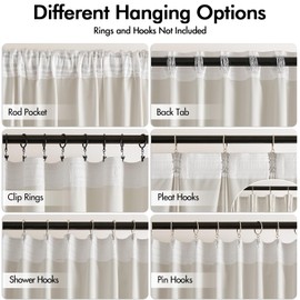 MIULEE Ivory White Velvet Curtains 84 inches Long 2 Panels - Luxury Pinch Pleated Room Darkening Window Drapes for Bedroom Living Room Thermal Insulated Super Soft, Back Tab Rod Pocket Elegant Decor