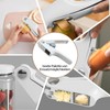 Trywise 4-in-1 garlic press, garlic peeler, garlic press with easy