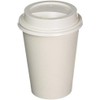 We Can Source It Ltd - 1000 x 12oz White Paper Single Walled Coffee Cups & White SIP LIDS