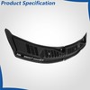 WFLNHB Plastic Windshield Window Wiper Cowl Cover Grille Kit Black