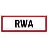 Sticker: 105 x 297 mm, 1 piece, RWA, smoke and
