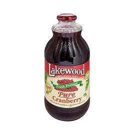 Lakewood Pure Cranberry Juice 32-Ounce Bottles - Pack Of 1