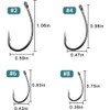 200PCS Carp Fishing Hooks Curve Shank Barbed and Barbless Carp