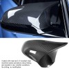 Carbon Fiber Side Wing Mirror ADD ON Covers Fit for