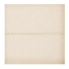 HappySnapGifts Cushion Back with Zip - (30cm Square) (Organic Cotton - Natural)