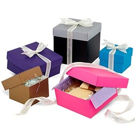 Paper Mart 200ea - 6 X 6 X 3 White Lux Gift Box Base