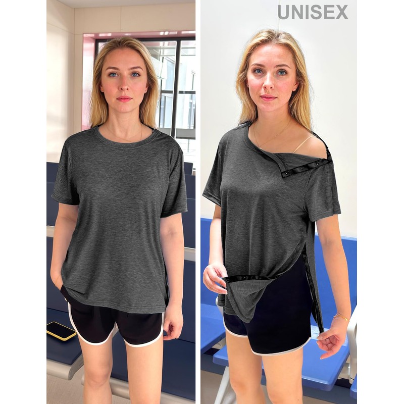 Post Shoulder Surgery Shirts for Men Women Unisex After Rotator
