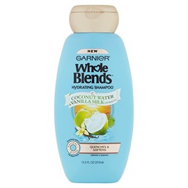 Garnier Whole Blends Shampoo with Coconut Water & Vanilla Milk Extracts, 12.5 fl. oz.