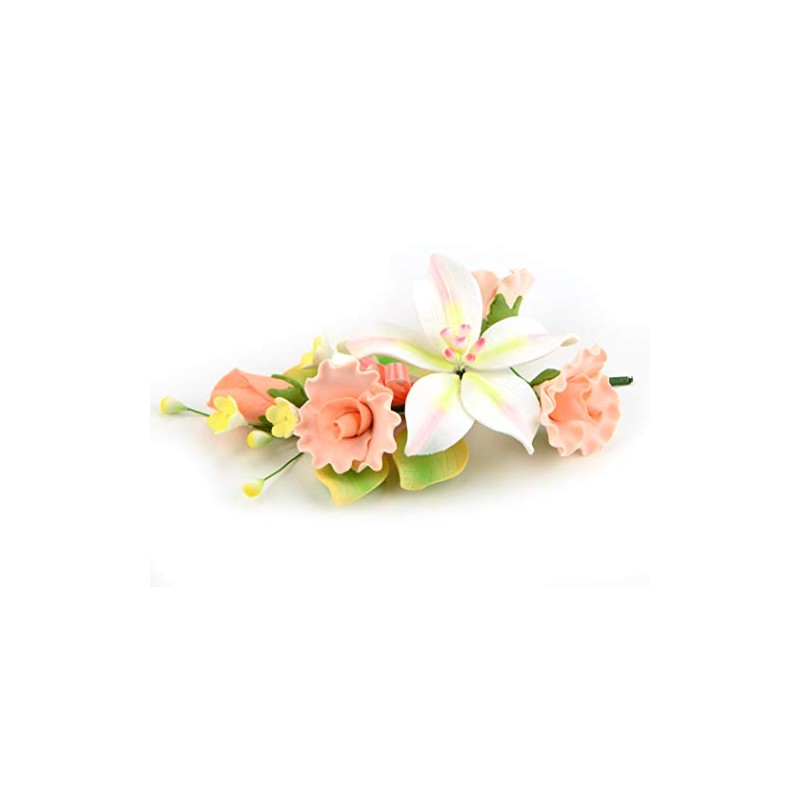 Fine Sugar Bouquet Curly Rose Freesia