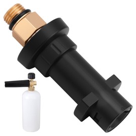 Ohling Pressure Washer Gun Adapter, 1/4'' Quick Connect Female Fitting and Male Thread Adapter, Snow Foam Lance Pot Head for Karcher K Series K2 K3 K4 K5 K6 K7 Car High Pressure Washer Machine