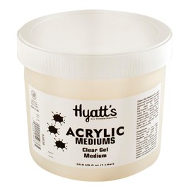 Hyatt's Acrylic Clear Gel Medium, 32 Ounce Jar, 1 Each