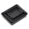 Kazozobi 3-Pack Roasting Pan Set, Nonstick Baking Tray Set, Rectangular