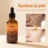 Serum Facial Brillante Con 20% Vitamina C Ácido Hialurónico