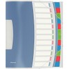 Esselte A4 Divider Book, Translucent, Integrated Index with 12 Compartments,