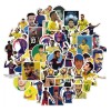 Neymar Futbol 50 Calcomanias Stickers Pvc Contra Agua Brazil