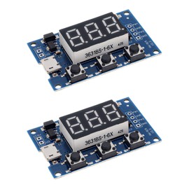 LAOMAO 2-Channel PWM Signal Generator, 1Hz-150KHz, Precise Control of Frequency and Duty Cycle, 0-100% Adjustable, Saving Settings in the event of Power Failure (Pack of 2)