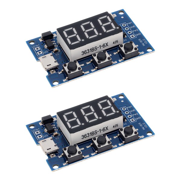 LAOMAO 2-Channel PWM Signal Generator, 1Hz-150KHz, Precise Control of Frequency