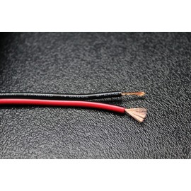 Audiopipe 14 GAUGE RED BLACK SPEAKER WIRE 100 FT AWG CABLE POWER GROUND STRANDED COPPER