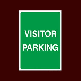Visitor parking Plastic Sign (P13) - No Parking, Private Property, Visitor, Customer, Car Park, Reserved