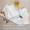 CLOUDLOOM Set of 12 Hemstitch Dinner Napkins 100% Cotton -